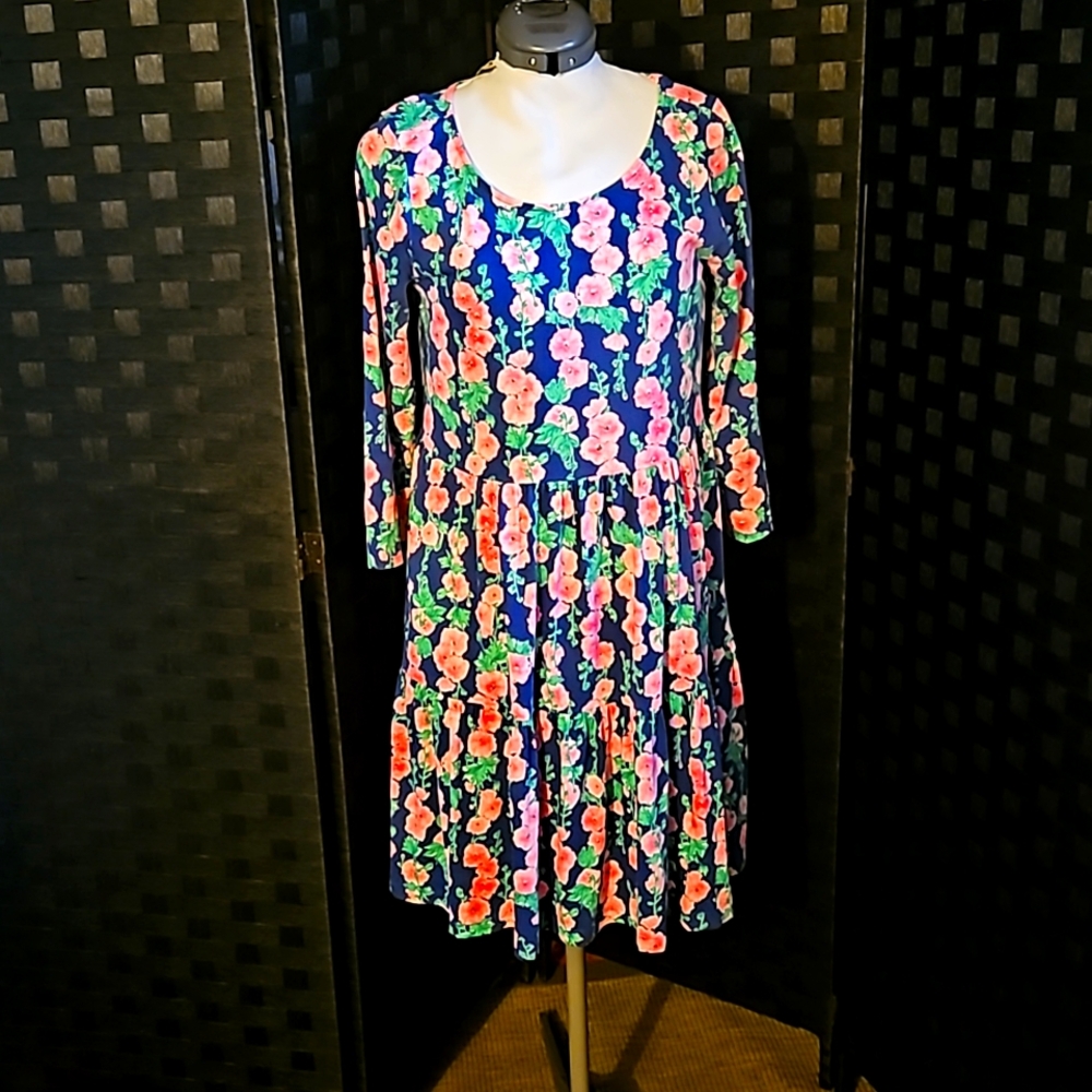 Lilly Pulitzer Geanna Dress-Oyster Bay Navy